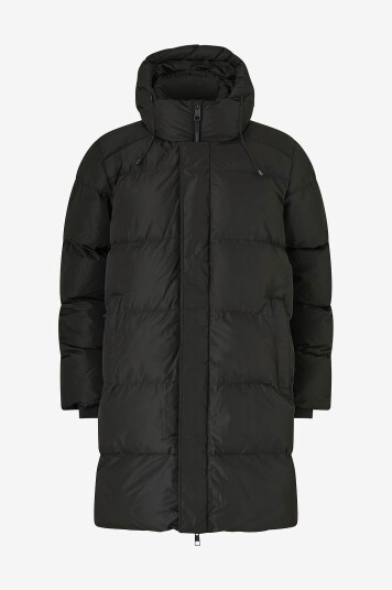 Superdry Jakke Hooded Sports Puffer Mid Jkt Svart Superdry Jakke Hooded Sports Puffer Mid Jkt Svart