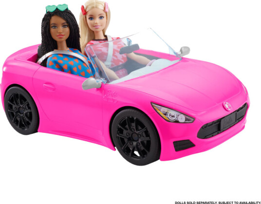 Barbie Bil Rosa Cabriolet 2-Seter Barbie Bil Rosa Cabriolet 2-Seter