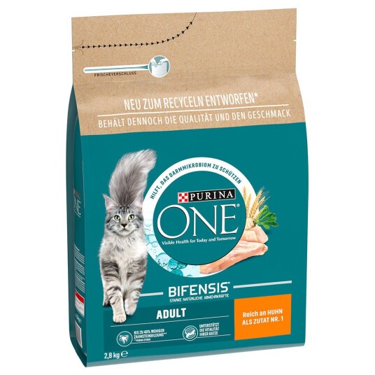 Purina One Adult Kylling & Fullkorn 2 X 2.8 kg