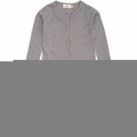 COPENHAGEN COLORS Grey Mel Pointelle Heart Full Body 86
