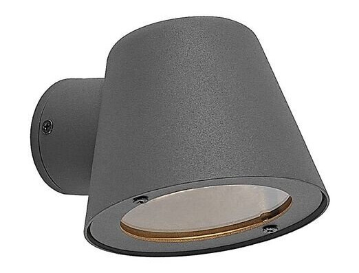 Lindby Ileyna utendørs vegglampe, mørkegrå