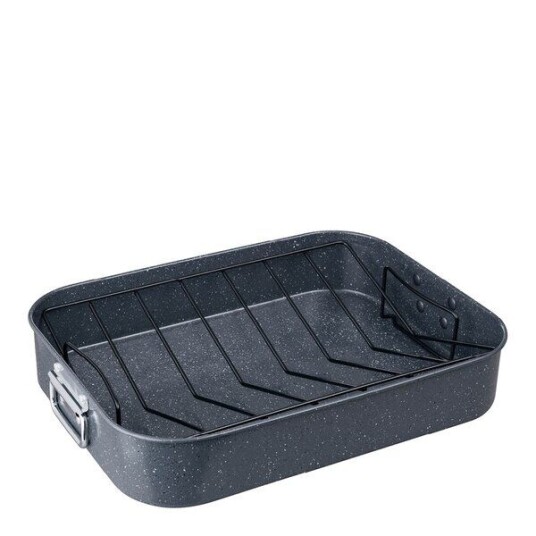 Denby Quantanium Finish stekebrett med rist 41,6x31,8x7,6 cm Denby Quantanium Finish stekebrett med rist 41,6x31,8x7,6 cm