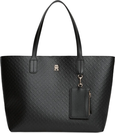Tommy Hilfiger Th Icon Tote Mono Black ONE SIZE