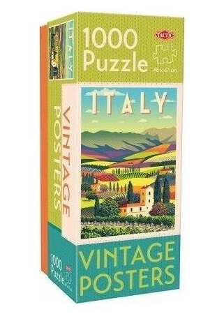 Tactic 1000 Brikker Vintage Italia Puslespill Tactic 1000 Brikker Vintage Italia Puslespill