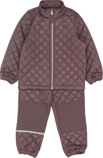 Mikk line X Kids world Termosett Flint Mikk line 2 år (92) Termoklær Brun Lilla