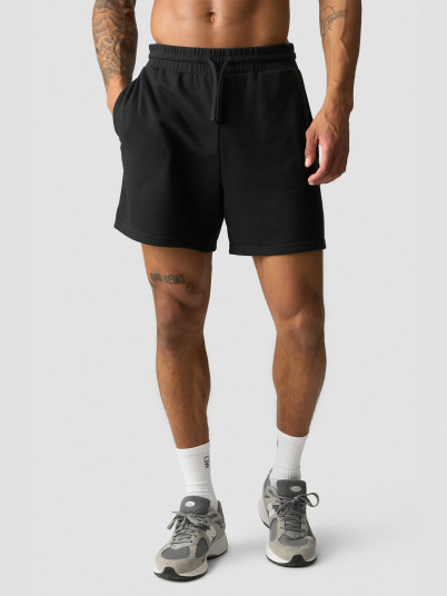 ICIW Everyday Relaxed Unbrushed Sweat Shorts Sort S