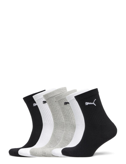 PUMA Puma Junior Crew Sock 6P Ecom Black 27-30 PUMA Puma Junior Crew Sock 6P Ecom Black 27-30