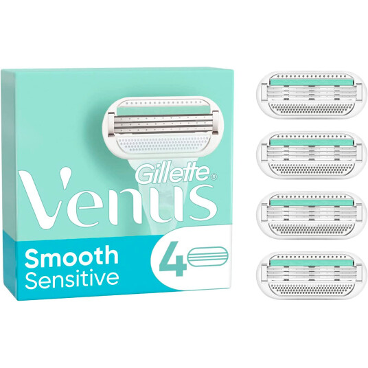 Gillette Barberblad Venus Smooth Sensitive 4-pk.