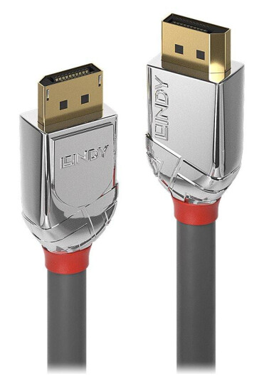 Lindy DisplayPort 1.2 Kabel 5 m - 4096x2160 oppløsning, Gullkontakt