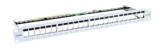 Inline 4043718158959 Cat5 Cat6 Cat6a Grå Rackmontering 1U