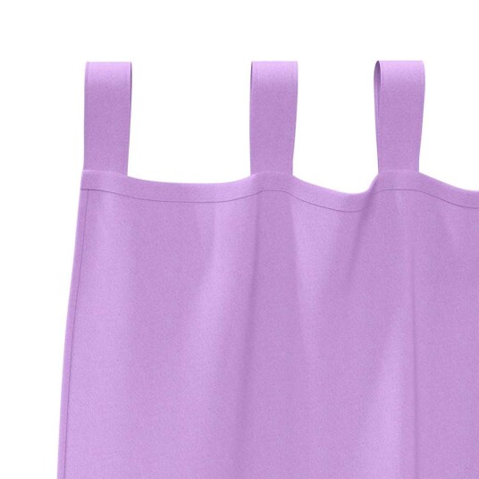  Gardiner med gardiner 2 pcs Lilla Polyester