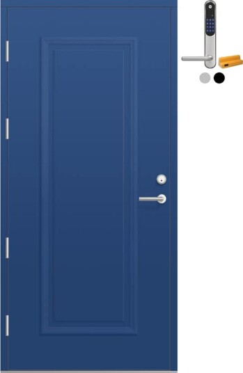 Ytterdør Bygg1 Fjord 06 med Yale Doorman Classic Home
