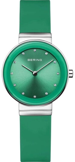 Bering Dameklokke 10129 808 Classic Grønn/Gummi Ø29 mm