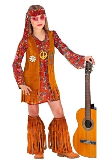Boland Traciks Hippie Pige Kostume WI02967