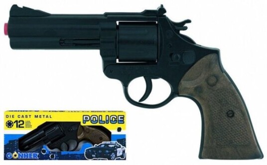 Gonher Metal Politirevolver 12 Runder 258453