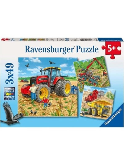 Ravensburger Big Machines 3 x 49pcs