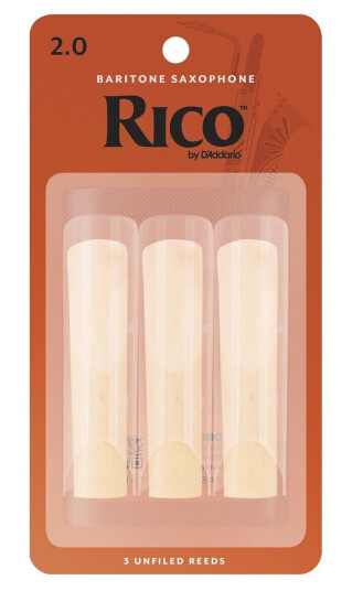 Daddario Rico by DAddario Baritone Saxophone Reeds 2 (3 Pack)