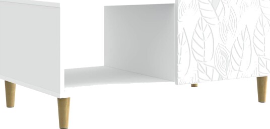  Kaffebord Hvit 90 x 50 x 40 cm Konstruert tre