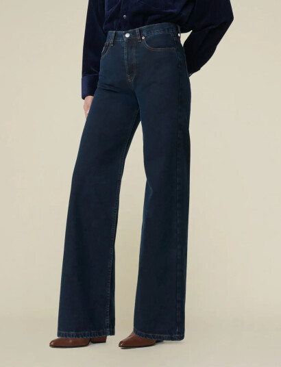 Lois Jeans Lindsay Palazzo - Navy - 33 Tall Lois Jeans Lindsay Palazzo - Navy - 33 Tall