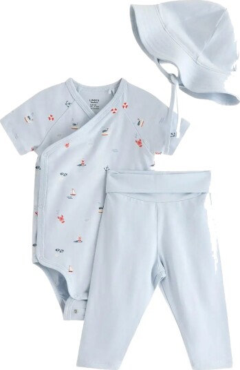Lindex 3 Piece Baby Starter Kit Blue 50 Lindex 3 Piece Baby Starter Kit Blue 50