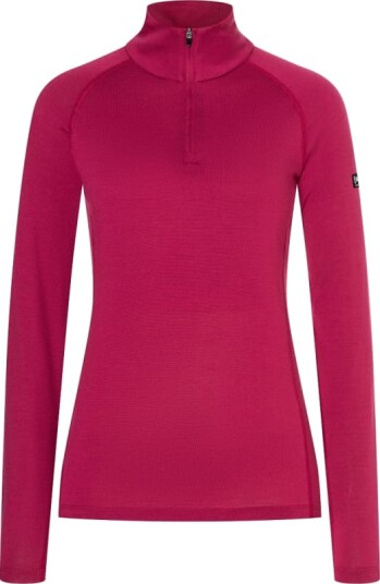 super.natural Women's Arctic230 Zip 1/4 S Sangria super.natural Women's Arctic230 Zip 1/4 S Sangria