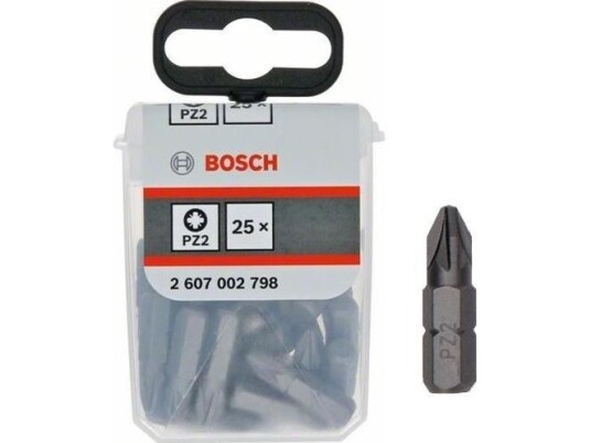 Bosch Exh Skrutrekkerbits Ph2x25mm 25 Deler (2607002797)