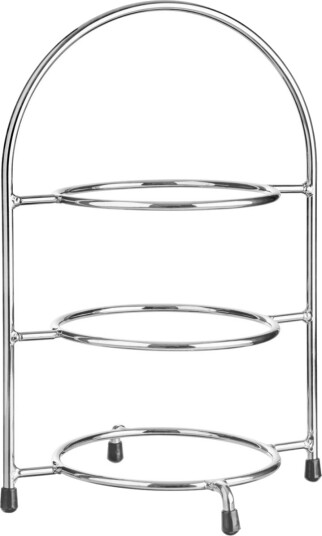 VEGA Etasjestativ Anthea; 26 cm (H); Sølvfarge; Rund