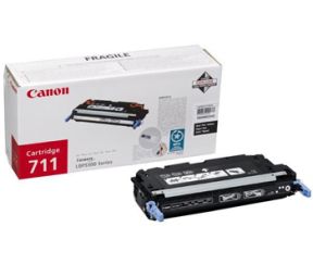 Canon 711 BK Toner - 1660B002 Original - Svart 6000 sider Canon 711 BK Toner - 1660B002 Original - Svart 6000 sider