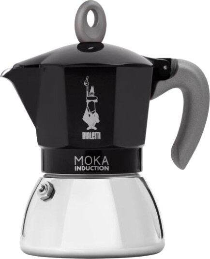 Bialetti - Moka induksjon espressokoker 6 kopper svart