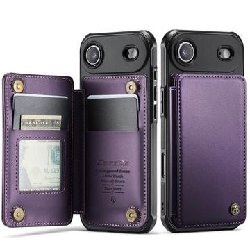 Caseme iPhone Air C22 etui RFID kortlommebok   lilla