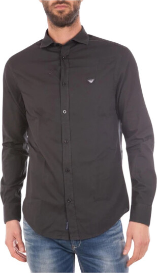 Armani Jeans Herre Skjorter Grå S,