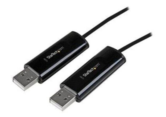 StarTech.com 2 Port USB KM Switch Cable w/ File Transfer for PC and Mac - direct connect adapter