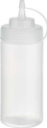 APS Klemmeflaske pakke med 6 stk.; 0.49 l 7x7 cm LxB; Transparent; Kvadratisk; 6 Stykk / Forpakning