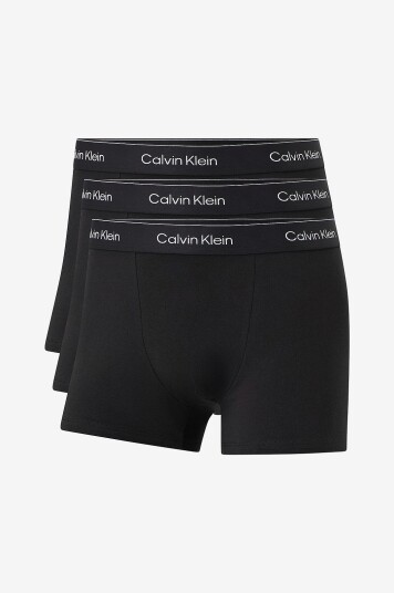Calvin Klein Boksershorts Relaxed Fit Trunk 3 pakning Svart