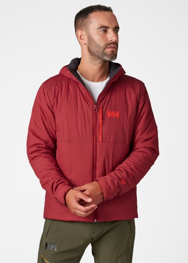 Helly Hansen Odin Stretch Hooded Insulator jakke, herre Oxblood S