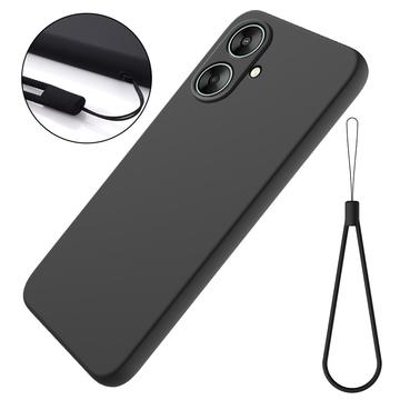 Xiaomi Poco M6/Redmi 13R Liquid Silikondeksel Svart