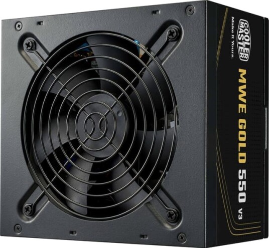 Cooler Master MWE Gold V3 NM 550W power supply unit (black)