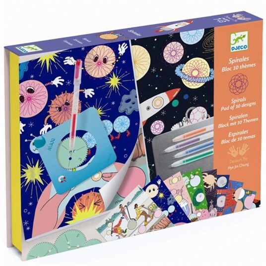 Djeco Kreativ Æske Spiraler Djeco Kreativ Æske Spiraler