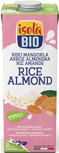 Isola Bio Rismelk med mandel Økologisk 1000 ml Isola Bio Rismelk med mandel Økologisk 1000 ml