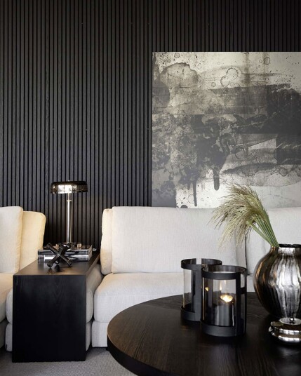 Hunter sidebord svart