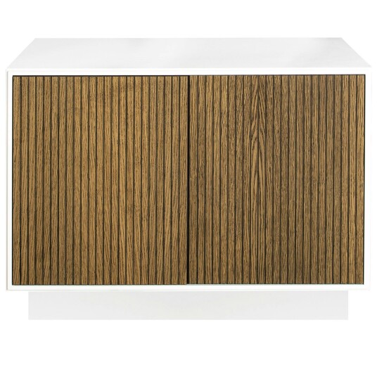Englesson Line Burned Walnut Skjenk med 2 Dører Hvit