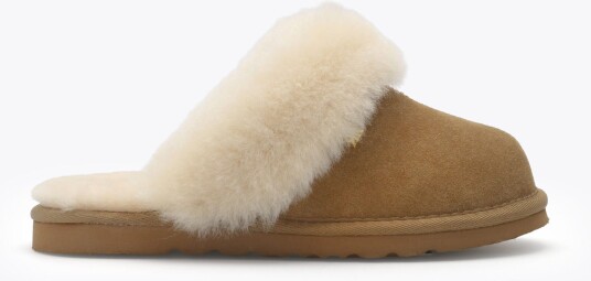 Roberto Rosso Sheepskin Slipper Cognac Cognac storrelse 37 female Roberto Rosso Sheepskin Slipper Cognac Cognac storrelse 37 female