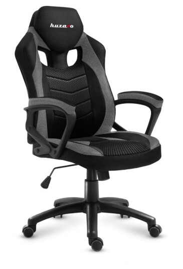 Huzaro Force 2.5 Grey Mesh Gaming-Stol 140 Kg Maske Sete Polstret Rygg Billøp Universell Huzaro Force 2.5 Grey Mesh Gaming-Stol 140 Kg Maske Sete Polstret Rygg Billøp Universell