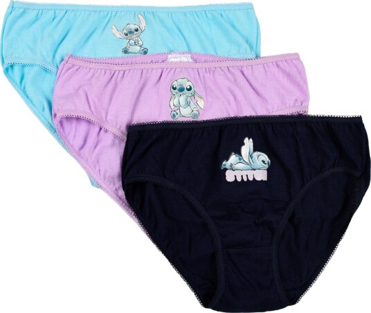 Disney Stitch Truser 3 Pakk Flerfarget 146 152