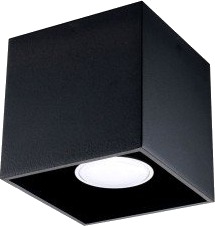 Taklampe QUAD 1 svart