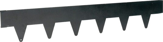 Kantbeskyttelse Skotte Garden Sort 16X100 cm 4 pk