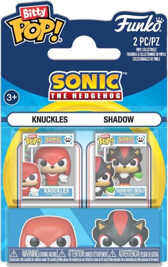 Funko Bitty POP! Sonic minifigurer (Knuckles & Shadow)