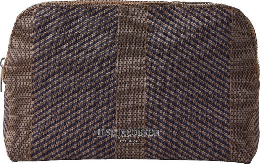 Ilse Jacobsen Sminkeveske Knitted Makeup Bag Brun