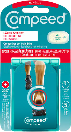 Compeed Gnagsårplaster Extreme, Medium 5 Stk Compeed Gnagsårplaster Extreme, Medium 5 Stk