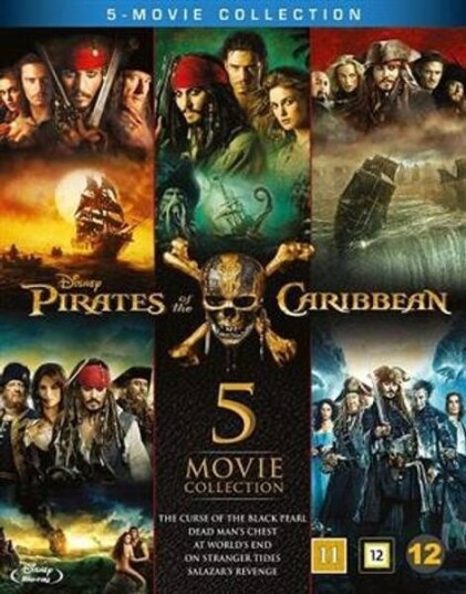 Pirates Of The Caribbean 5Movie Collection BluRay